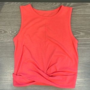 Coral Sleeveless Tank Top